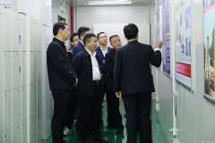 宜春市电子信息产业链招商小分队莅临米兰官方版网站登录入口-米兰online(中国)参观调研